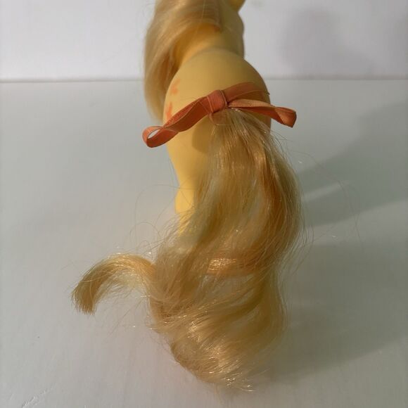 My Little Pony MLP G1 Butterscotch 1982 Hasbro Hong Kong Original Bow 80s Horse - Picture 4 of 9